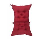 Bykutlay Home Collection Bordo Rengi Arkalıklı Sandalye Minderi 45*85 cm