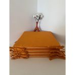 Bykutlay Home Collection Süngerli Sandalye Minderi - 40 x 40 cm - Turuncu