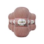 Byline Bronz 11054 5 Adet Angora Lüks El Örgü İpi