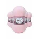 Byline Pembe 11502 5 Adet Angora Lüks El Örgü İpi