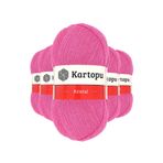 Byline Şeker Pembe K772 5 Adet Kristal Çift Katlı El Örgü Lif İpi