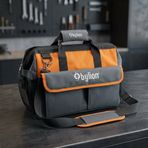 Bylion 12'' Organizer Bez Takım Çantası 31x22x10 cm - Turuncu/Gri