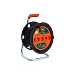 Bylion 20 Metre Makaralı Uzatma Kablosu 3x2.5mm TTR – 4 Prizli, IP20, Güç Göstergeli, Dayanıklı Dış Mekan ve İç Mekan Kullanımı için Seyyar Elektrik Kablosu