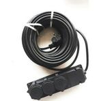 Bylion 3x1.5 mm 10 mt Seyyar 3'lü Uzatma Kablosu