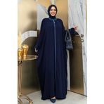 Bym Fashion BYM2 Yarasakol Lacivert Ferace