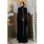 Bym Fashion BYM2 Yarasakol Siyah Ferace