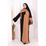 Bym Fashion Hac Umre Elbise Çift Renk Şal Hediye 3950 Taba - Standart