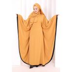 Bym Fashion Yarasakol Biyeli Elbise Şal Hediyelidir 7068 Hardal - Standart
