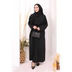 Bym Fashion Yarasakol Elbise Şal Hediyeli 2398 Siyah - Standart