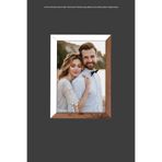 bymat 1 Adet 10x15 Çerçeve - Mdf Çerçeve - Fotoğraf Çerçevesi - Ahşap-Beyaz 2 Renk Çerçeve