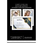 bymat 3 Adet 21x30 Çerçeve - Beyaz Çerçeve - A4 Çerçeve - Diploma Çerçevesi - Mdf Çoklu Fotoğraf Çerçeve