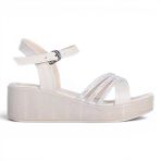 Byn Ayışığı By33 Krem Kadın 7 Cm Topuklu Sandalet