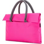 BYN-EL006 Wtxpro Su Geçirmez Kumaş 13-14 Inch Bayan Laptop, Notebook, Macbook Air El Çantası- Tote Bag- Pembe