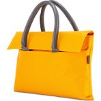 BYN-EL008 Wtxpro Su Geçirmez Kumaş 13-14 Inch Bayan Laptop, Notebook, Macbook Air El Çantası- Tote Bag - Sarı