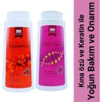 Byonic Keratin Saç Kremi ve Kına Özlü Şampuan Seti | Yoğun Bakım ve Onarım
