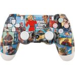 Byoztek Dualshock 4 V2 Gta V Edition Zct2 Kablosuz Ps4 Oyun Kolu - Yeşil - Beyaz