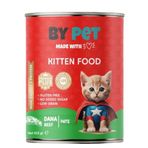 Bypet Dana Etli Yavru Kedi Yaş Kedi Maması 1 Adet -400 Gram Konserve