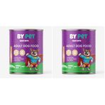 Bypet Dana Etli Yetişkin Yaş Köpek Maması 1 Adet -400 Gram Konserve 2li paket