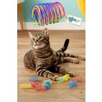 BYPET Kedi Oyuncağı Interaktif, Spiral, Yaylı , Sağlıklı Plastik Kedi Oyuncağı 8 Adet