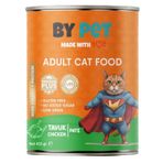 Bypet Tavuk Etli Yetişkin Yaş Kedi Maması 1 Adet -400 Gram Konserve