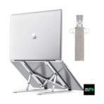 BYR Ayarlanabilir Dizüstü Standı Taşınabilir Alüminyum Tablet Laptop Macbook