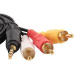BYR Fırsat Byr Discman Kablosu 1.5 Metre (3.5mm Stereo 3 Boğumlu - 3rca Kablo) (4172) Yeni
