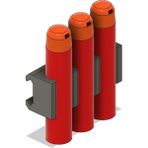 BYR Picatinny Nerf Mega Dart Holder P501115 Sadece Plastik Aparattır.