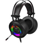 Byrk Aksesuar Rampage Miracle-X2 Plus Siyah Rgb LED 7.1 Surround Sound System Gaming Mikrofonlu Oyuncu Kulaklık