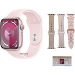 Byrtech Gw9 Mini Amoled Ekran Gps/nfc/siri Destekli 41 mm Watch 9 Mini Akıllı Saat - Pembe