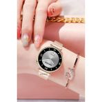 Byrtech Hainoteko Rw-43 Gps/nfc/siri Destekli Watch 4 Mini Amoled Ekran Akıllı Saat - Rose Gold