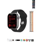 Byrtech HK10 Pro Max Galeri/chatgpt/ses Kayıt/2gb Depolama Destekli Gen 5 Amoled Watch 10 Akıllı Saat - Siyah