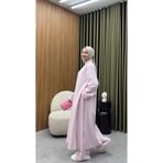 byrukye Keten abaya takımı