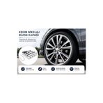 bys 17 mm Bijon Kapağı Krom Nikelaj Kaplama 20 Adet Premium Görünüm