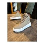 Byshoes Knack Yüksek Taban Bot 104 Vizon Süet