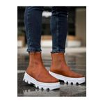 Byshoes Knack Yüksek Taban Chelsea Bot 113 Taba