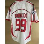 Bysportakus A.C M.İ.L.A.N 2007 Şampiyonlar Ligi Finali Ronaldo Nazario Nostalji Forması (Efsane Milan Kadrosu) - Standart - Beyaz