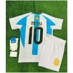 Bysportakus Arjantin 2024/25 Sezon Lionel Messi Çocuk Forması Şort Çorap Bileklik 4'Lü Seti - 3 - 4 Yaş - Mavi