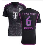 Bysportakus Bayern/Münih 2023/24 Yeni Sezon Joshua Kimmich Deplasman Forması - XL - Siyah