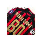 BYSPORTAKUS Çok Renkli A.c. Milan 2009/2010 Sezonu Ronaldinho Nostalji Forması