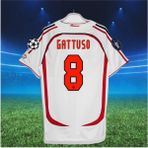 Bysportakus Gattuso 2007 Sezonu Efsane Nostalji Yetişkin Milan Forması - Çok Renkli
