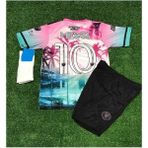Bysportakus I.N.T.E.R Miami 2024/25 Yeni Sezon Lionel Messi Çocuk Forması 3'Lü Set (City) - 12 - 13 Yaş - Pembe