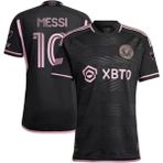 BySportakus Inter Miami 2023/24 Yeni Sezon Lionel Messi Forması - Siyah - Pembe - 2XL