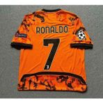 Bysportakus Juventuss 2020/21 Sezonu Cristiano Ronaldo Deplasman Forması - XL - Turuncu