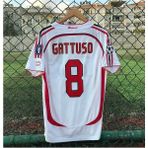 Bysportakus M.İ.L.A.N 2007 Şampiyonlar Ligi Finali Gennaro Gattuso Nostalji Forması (Efsane Milan Kadrosu) - Standart - Beyaz
