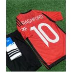 Bysportakus Manchester/Unitedd 2023/24 Yeni Sezon Marcus Rashford Iç Saha Çocuk Forması 3'Lü Set - 13 - 14 Yaş - Kırmızı