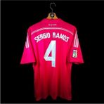 Bysportakus R.Madridd 2014 Sezonu Sergio Ramos Özel Deplasman Forması - Standart - Pembe
