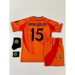 Bysportakus R.Madridd 2024/25 Yeni Sezon A.R.D.A-Güler Deplasman Çocuk Forması 4 Lü Set (Armalı) - 8 - 9 Yaş - Turuncu