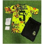 Bysportakus R.Madridd 2024/25 Yeni Sezon Jude Bellingham Özel Konsept Çocuk Forması 4'Lü Set (Neon) - 12 - 13 Yaş - Sarı