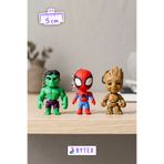 BytexStore Marvel Süper Kahraman Anahtarlık Seti 3'lü – 3D Baskı Figür Anahtarlık Çanta Süsü