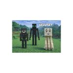 BytexStore Minecraft Uyumlu 3’lü Figür Seti – Enderman, Wither İskelet ve Ghast Paketi